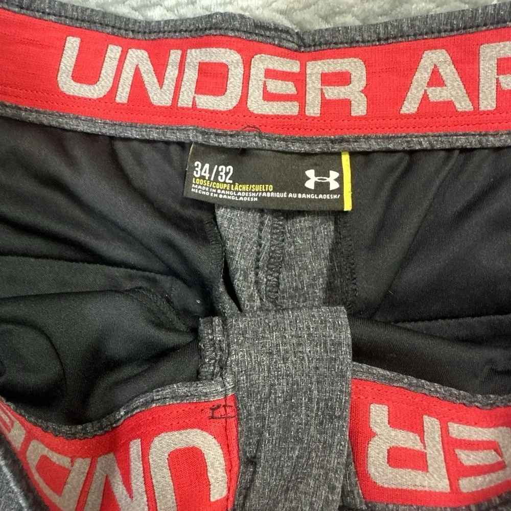 Under Armour Men's 34 x 32 Match Play Performance Pants Golf Athletic Gray